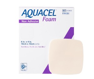(3) Convatec 아쿠아셀폼 Non Adhesive비접착성 Acuacel Foam #420636 20cmX20cm 5장/팩