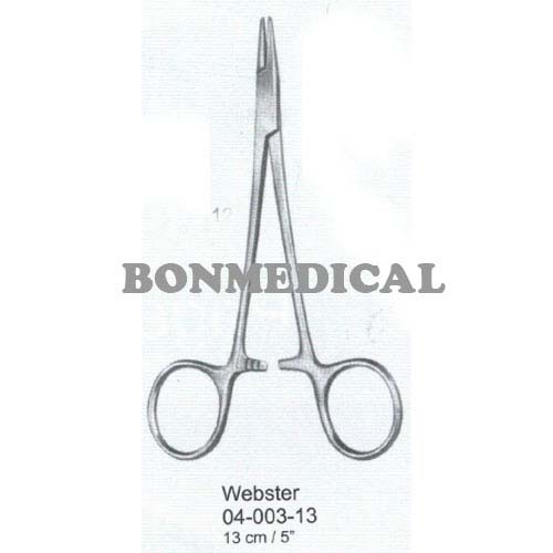 NS WEBSTER NEEDLE HOLDER 지침기 SMOOTH TYPE 13CM #04-003-13