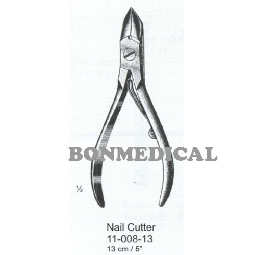 NS NAIL CUTTER WITH WIRE SPRING 13CM #11-008-13
