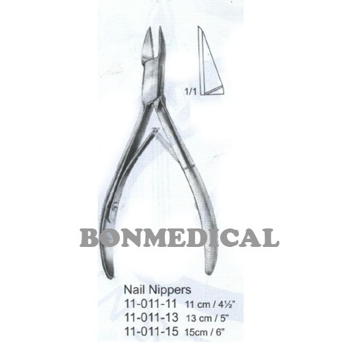 NS NAIL NIPPER 니퍼 WITH SIDE CUTTING 13CM #11-011-13