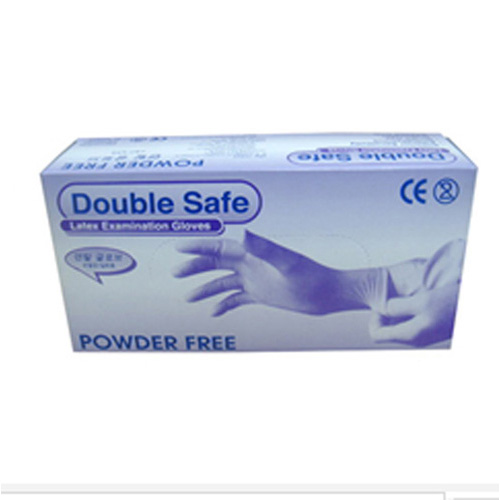 DoubleSafe 진료용글러브 비멸균 라텍스 파우더프리 PF 100매/팩 *규격선택*