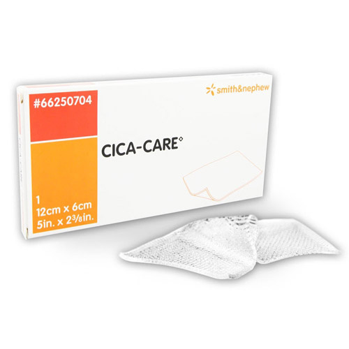 (2) S&amp;N 시카케어 CICA-CARE 12cmX 6cm Adhesive Silicone Gel Sheets ★ 10팩/박스