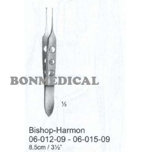 NS BISHOP-HARMON MICRO DRESSING FORCEP 드레싱포셉 FINE TIP 8.5CM #06-012-09